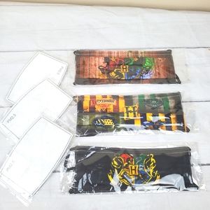 3 Harry Potter face mask with 3 filters